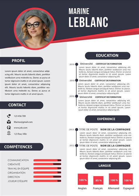 CV Designer en ligne .